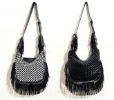 Fashion Weaving and Fringe Design Women's Crossbody Bag